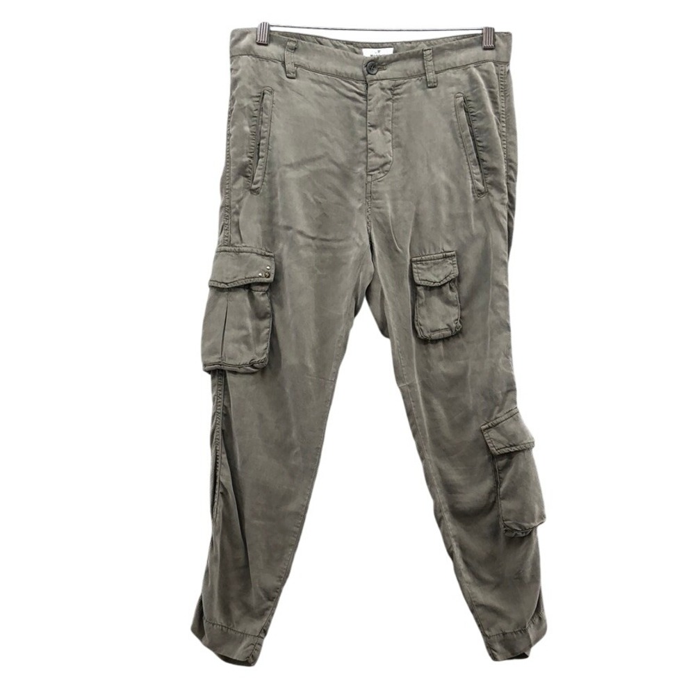 Mason's Cargo Pants Women Size 40 IT Olive Green Utility Lyocell Streetwear